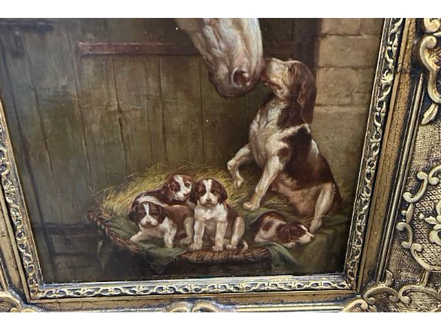 Schilderij op doek l.jacquart - afbeelding 4 van  9