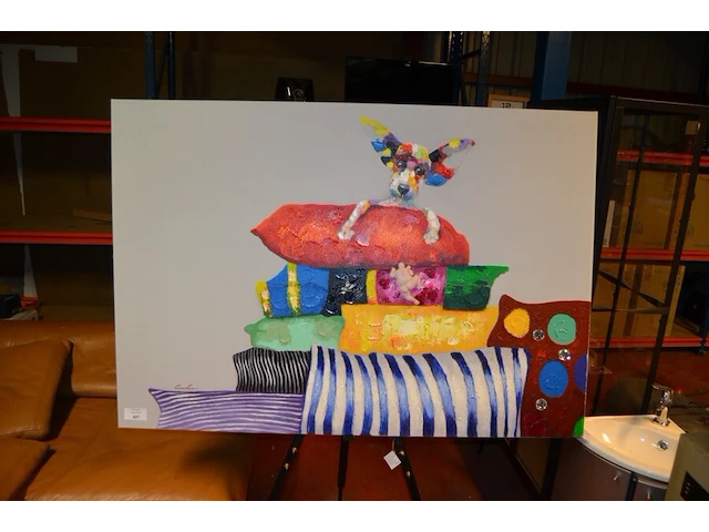Schilderij op doek pr interiors - afbeelding 1 van  8