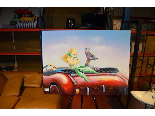 Schilderij op doek pr interiors - afbeelding 1 van  8