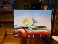 Schilderij op doek pr interiors