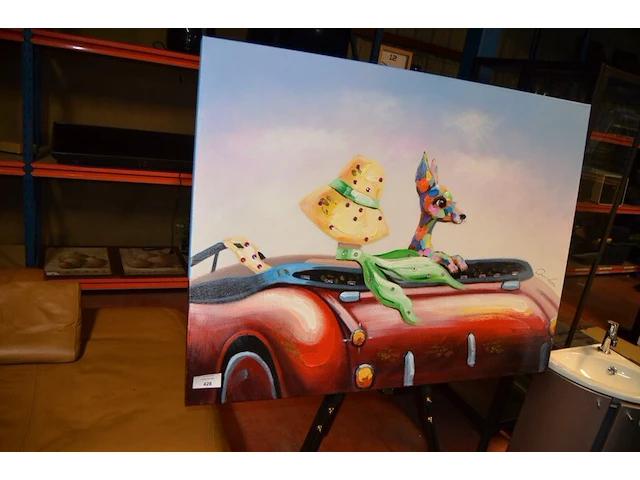 Schilderij op doek pr interiors - afbeelding 2 van  8