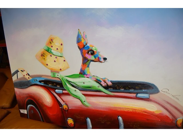 Schilderij op doek pr interiors - afbeelding 4 van  8