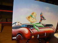 Schilderij op doek pr interiors - afbeelding 6 van  8