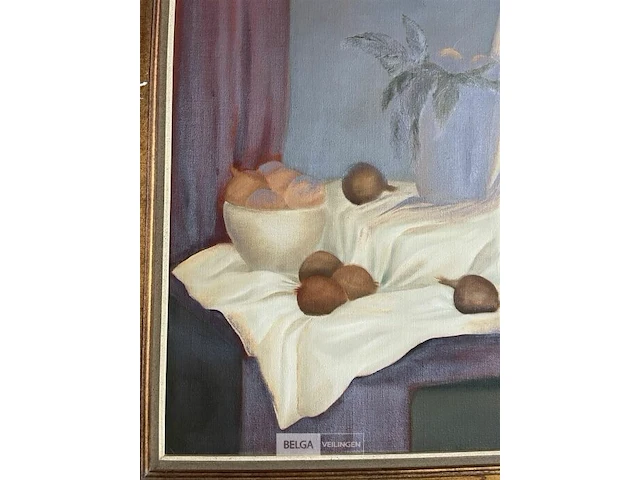 Schilderij op doek 'rosita vandebrouck' 1976 - - afbeelding 3 van  5