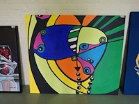 Schilderij op doek