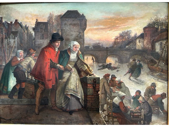 Schilderij op paneel joseph lies - afbeelding 1 van  10