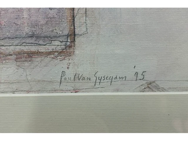 Schilderij paul van gijsegem 1995 - afbeelding 6 van  10