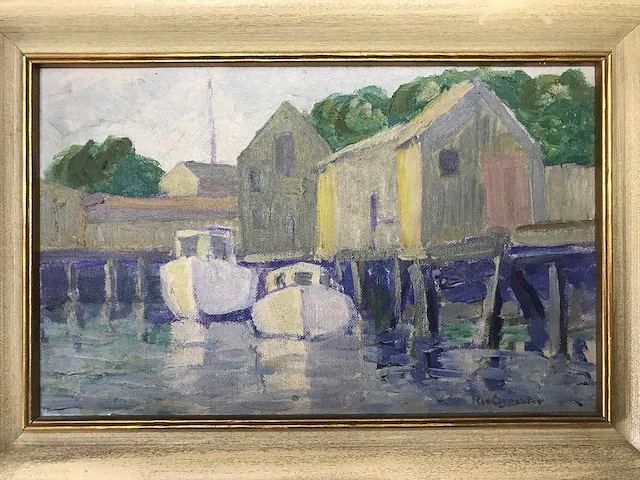 Schilderij rachel rae carpenter. museum nantucket. gesigneerd. - afbeelding 8 van  36