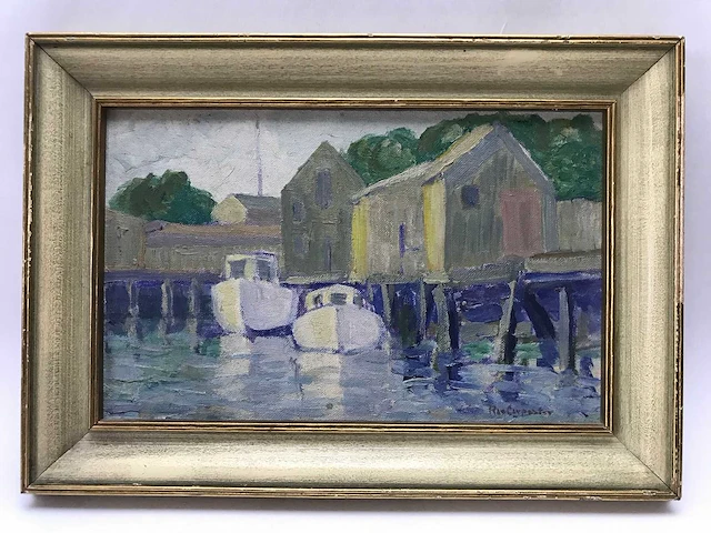 Schilderij rachel rae carpenter. museum nantucket. gesigneerd. - afbeelding 1 van  36