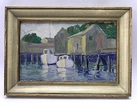 Schilderij rachel rae carpenter. museum nantucket. gesigneerd. - afbeelding 1 van  36
