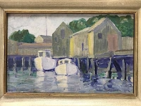 Schilderij rachel rae carpenter. museum nantucket. gesigneerd. - afbeelding 12 van  36