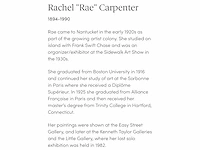 Schilderij rachel rae carpenter. museum nantucket. gesigneerd. - afbeelding 28 van  36