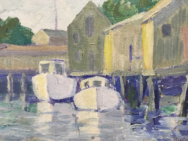 Schilderij rachel rae carpenter. museum nantucket. gesigneerd. - afbeelding 23 van  36