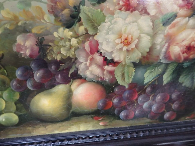 Schilderij stilleven bloemen - afbeelding 2 van  2