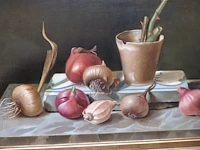 Schilderij stilleven h.bals 50cm x 37cm - afbeelding 2 van  3