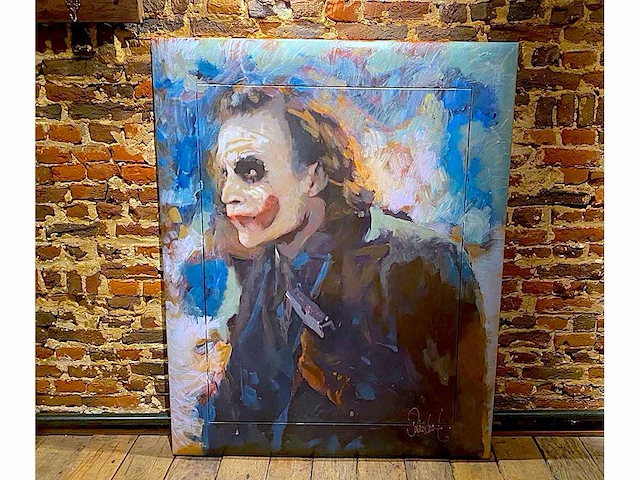 Schilderij 'the joker' - peter donkersloot (met certificaat) - afbeelding 1 van  7