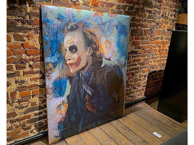 Schilderij 'the joker' - peter donkersloot (met certificaat) - afbeelding 3 van  7