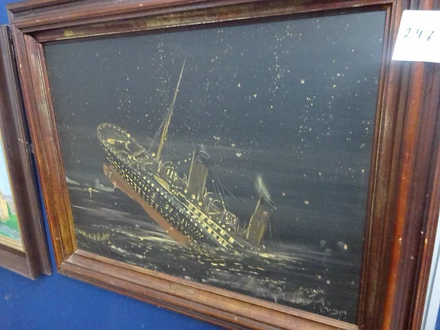 Schilderij titanic 100/80 - afbeelding 1 van  2