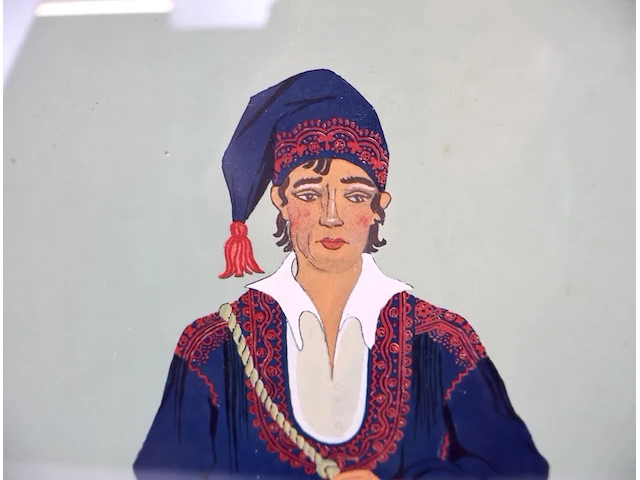 Schilderij traditionele klederdracht (x3) - afbeelding 3 van  5