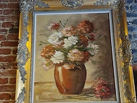 Schilderij 'vaas met bloemen' - afbeelding 1 van  3