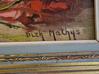 Schilderij 'vaas met bloemen' - afbeelding 2 van  3