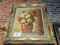 Schilderij 'vaas met bloemen' - afbeelding 3 van  3