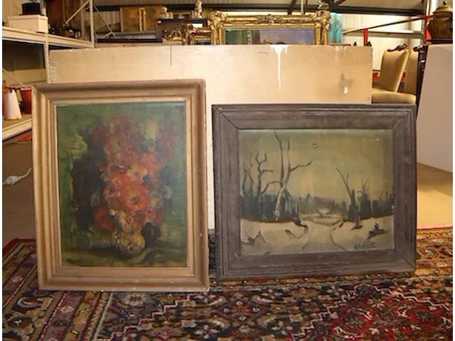 Schilderij (x2) - afbeelding 1 van  8