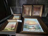 Schilderijen 5 stuks - afbeelding 1 van  4