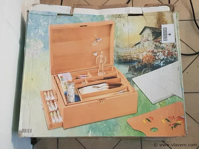 Schilderskoffer - afbeelding 1 van  2