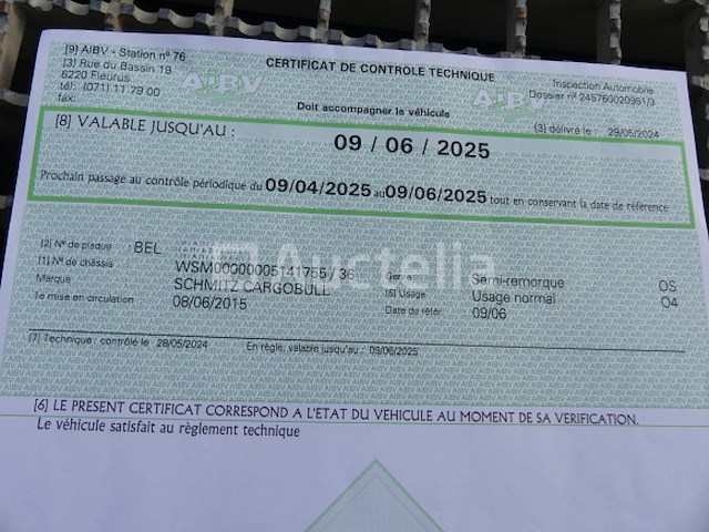 Schmitz cargobull koeloplegger (2015-vin:wsm0000005141755) - afbeelding 18 van  30