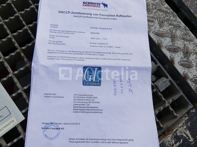 Schmitz cargobull koeloplegger (2015-vin:wsm0000005141755) - afbeelding 19 van  30