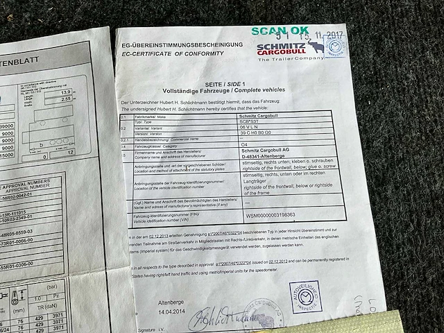 Schmitz cargobull scb*s3t oplegger - afbeelding 25 van  31