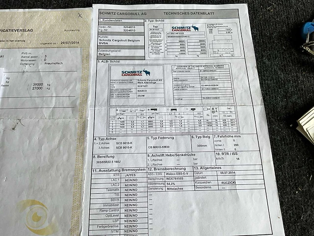 Schmitz cargobull scb*s3t oplegger - afbeelding 22 van  31