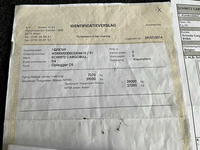Schmitz cargobull scb*s3t oplegger - afbeelding 25 van  31