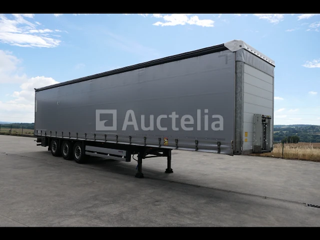 Schmitz cargobull schuifzeiloplegger dekzeil platform en vloer voor coil transport - afbeelding 1 van  34