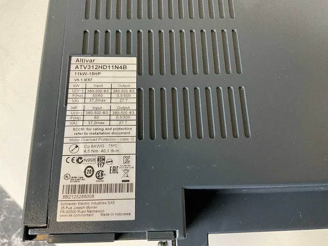 Schneider altivar 312 atv312hd11n4b frequentieregelaar - afbeelding 2 van  13