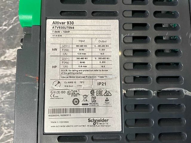 Schneider altivar 930 frequentieregelaar - afbeelding 6 van  6