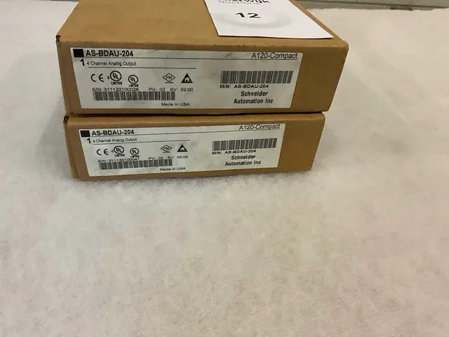 Schneider as-bdau-204 a120-compact plc modules (2x) - afbeelding 2 van  5