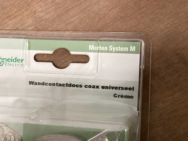 Schneider electric wandcontactdoos coax (58x) - afbeelding 2 van  3
