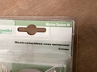 Schneider electric wandcontactdoos coax (58x) - afbeelding 2 van  3