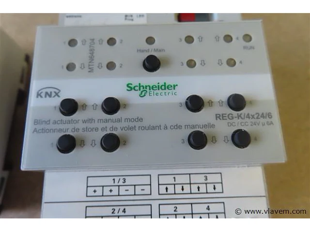 Schneider koppelaar nknxjaloezie/rolluik actor 4 kanaals - afbeelding 3 van  4