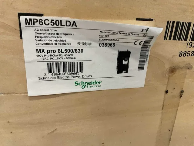 Schneider mp6c50lda mx pro 6l500/630 frequentieregelaar - afbeelding 6 van  14