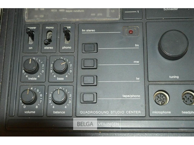 Schneider radio en platenspeler - afbeelding 5 van  7