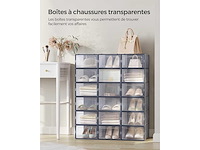 Schoenendozen - doorzichtig & carbon blue (x144) - afbeelding 4 van  9