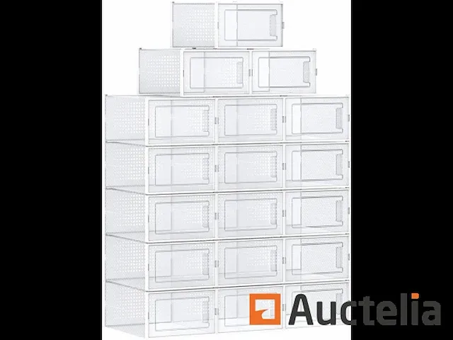 Schoenendozen, kavel van 18, opslag - afbeelding 6 van  7