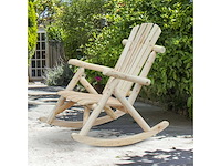 Schommelende adirondack tuinstoel - afbeelding 2 van  6