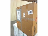 Schommelstoel - zachte bekleding grijze stof - afbeelding 5 van  5