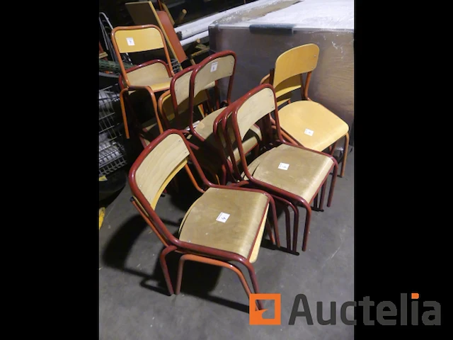 School meubilair; banken, stoelen - afbeelding 4 van  7