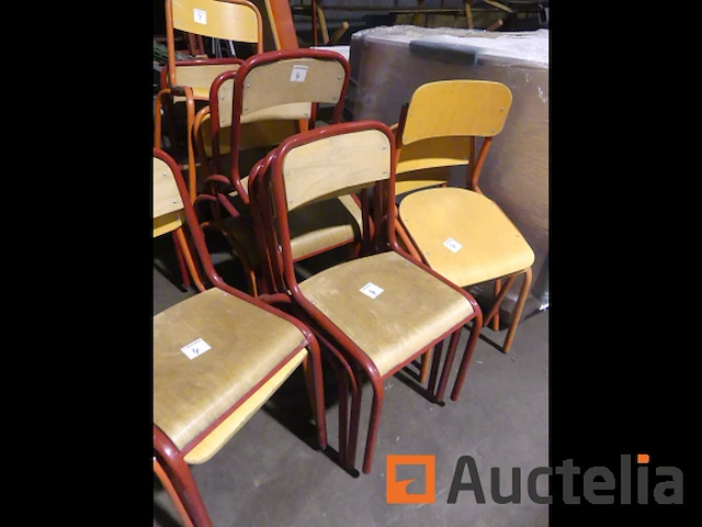 School meubilair; banken, stoelen - afbeelding 5 van  7