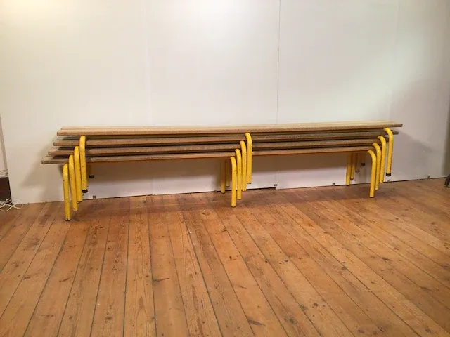 Schoolbank (4x) - afbeelding 1 van  4